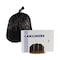 Boardwalk 56 gal Trash Bags, 43 in x 47 in, 19 microns, Black BWK 434722BLK - alternate 2